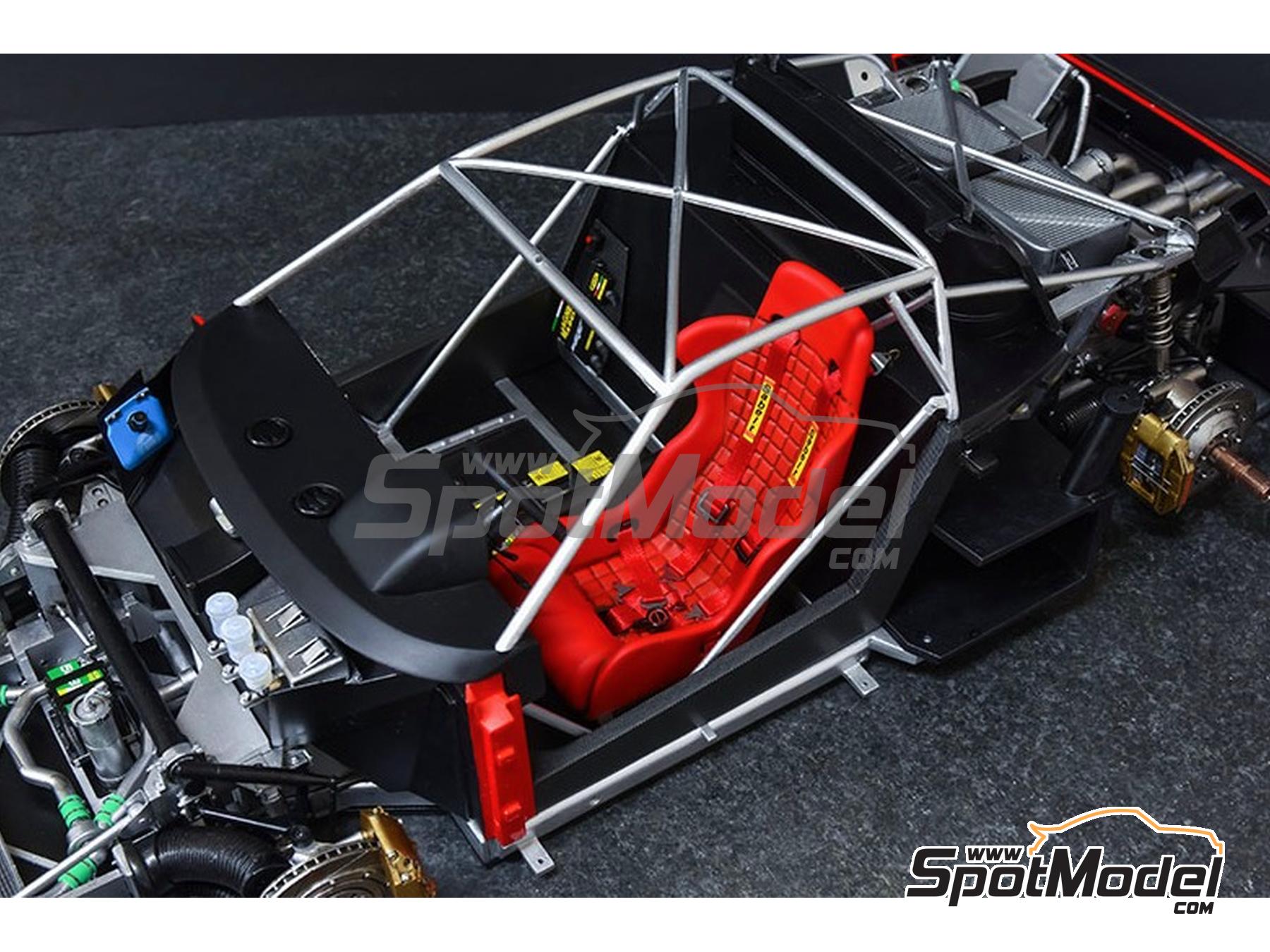 Model Factory Hiro K863: Car scale model kit 1/12 scale - Ferrari